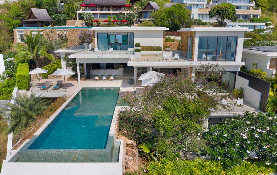 Magnificent Contemporary Ocean View 4-Bed Designer Villa, Choeng Mon