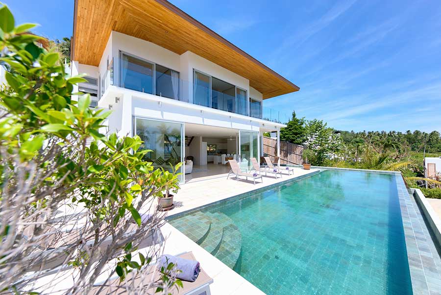 Sea View Villas in Gated Grounds, Bang Por, Koh Samui