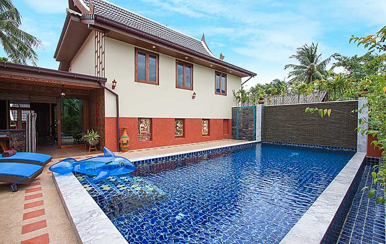 Charming 4-bed Siam Style Pool Villa, Ban Tai