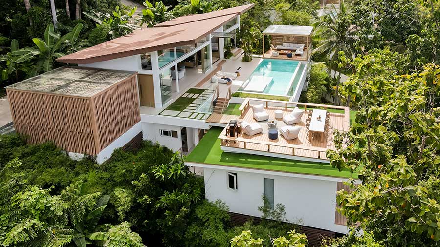 Contemporary 4-Bed Ocean View Estate Villas, Bang Por