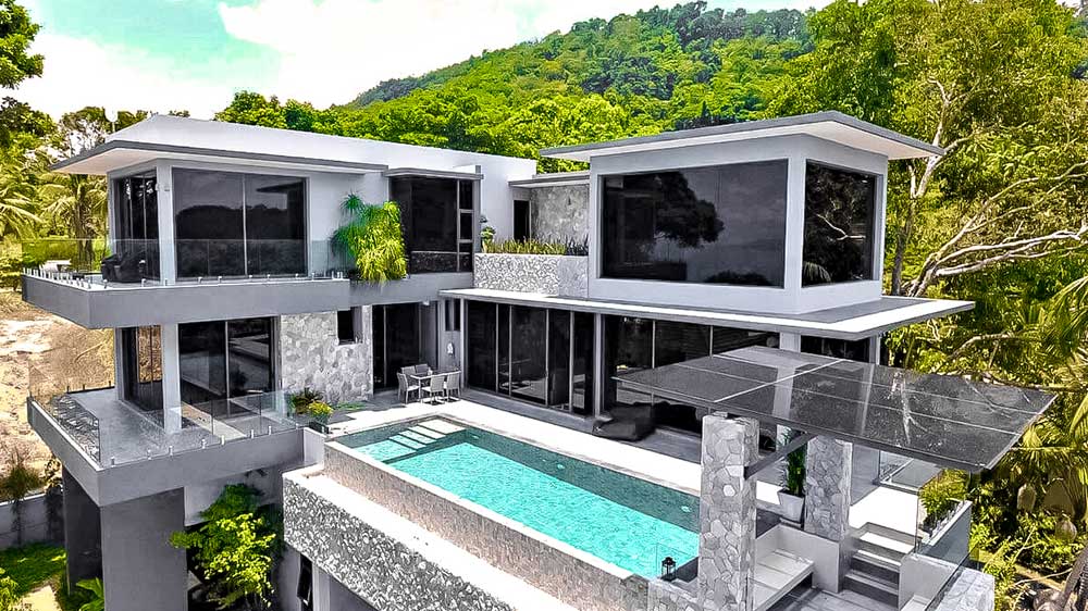 Brand New Contemporary-Modern 6-Bed Luxury Ocean View Villa, Bang Por