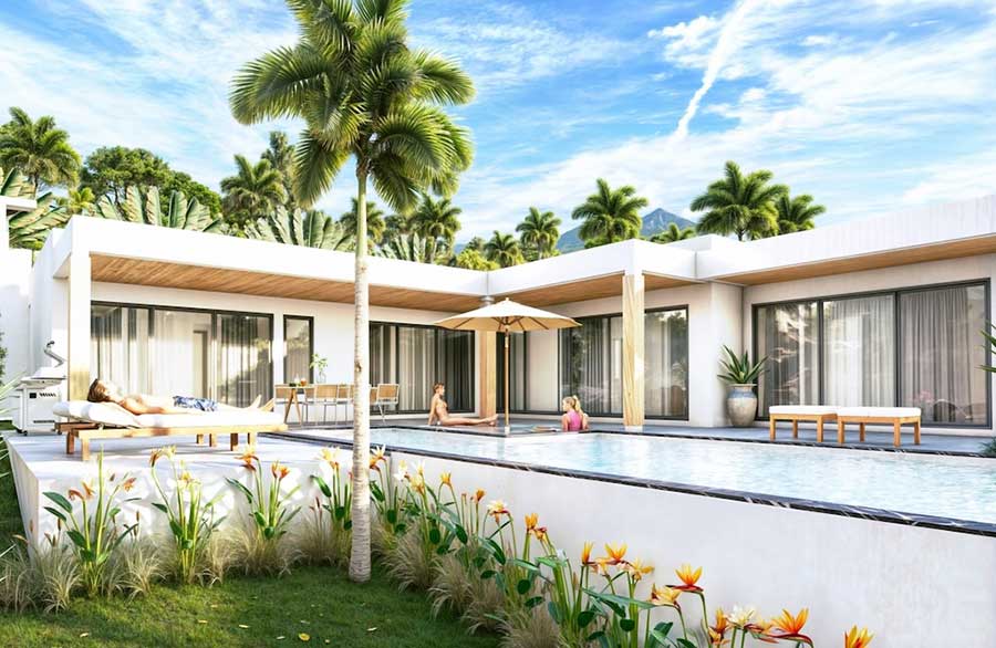 White Lotus Villas  - 3-Bed Modern Villa for Sale in Maenam