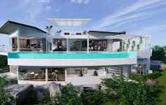 Exclusive 4-Bed Contemporary Sea View Pool Villa, Lamai