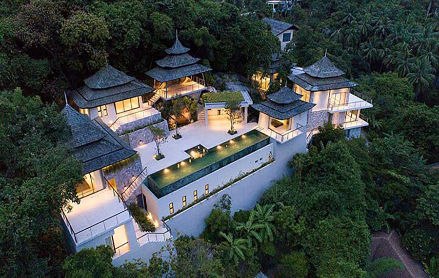 Opulent 6-bed Oriental Villa, Laem Sor, South Koh Samui
