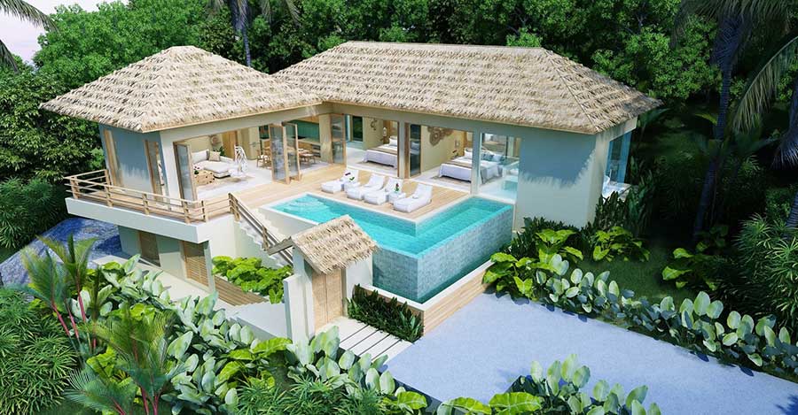 2-Bed Sea View Cottage – 500 meters to Lamai Beach