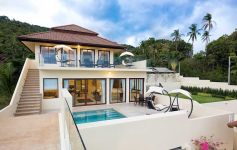 Luxury 1000 sqm 4-Bed Sea View Pool Villa, Chaweng Hillside