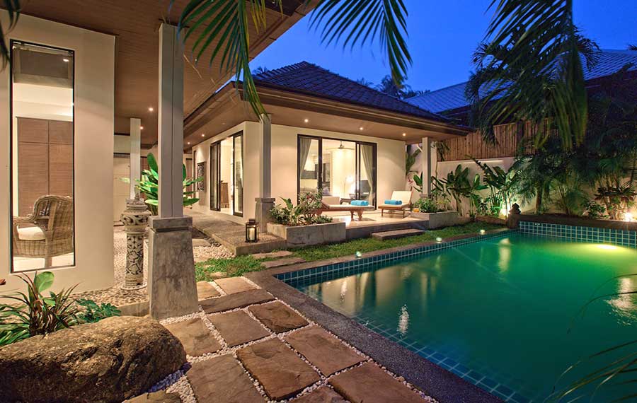 Koh Samui Property For Sale 2 Bed Balinese Style Garden Villa Bo Phut