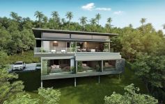 Brand New Contemporary 3-Bed Bay View Pool Villas, Chaweng Noi