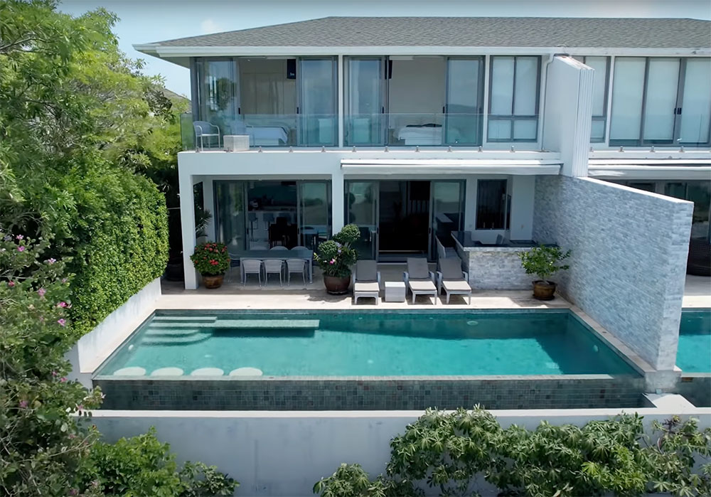 Luxury 4-Bed 450 Sqm Contemporary Sea View Duplex Villa, Plai Laem