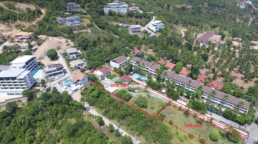 1,200 sqm of Flat Land at Plai Laem